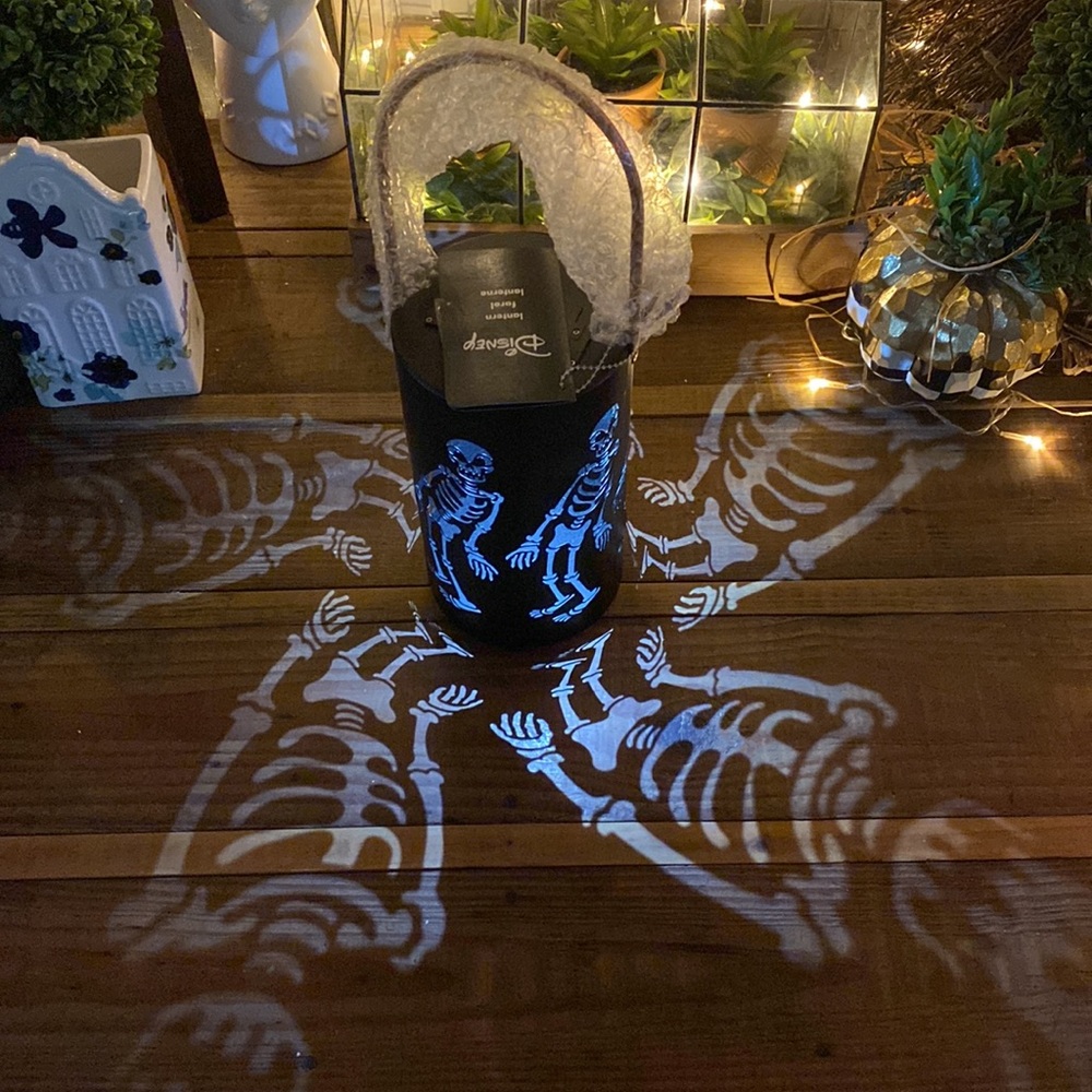 Disney Exclusive Spooky Silly Symphonies The Skeleton Dance LED Lit Lantern 💀
